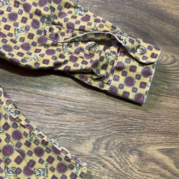 Vintage world island mallard button down shirt long sleeve duck mens VTG - Picture 8 of 8